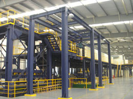 金屬卷材涂漆后覆裝飾膜生產(chǎn)線